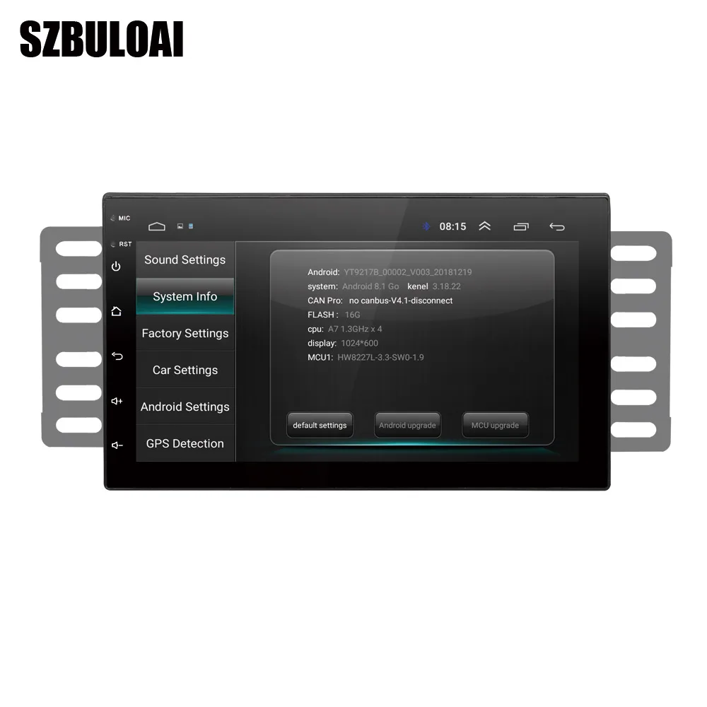 Szbuloai 2 дин gps навигации Bluetooth для Nissan VW Toyota peugeot WiFi мульти медиа 7 дюймов