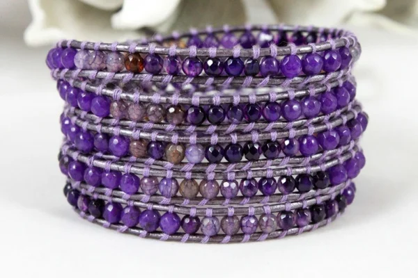 

2017 New Sale Wrap Bracelets Women Stone Stainless Steel Round Trendy Variation Wrap