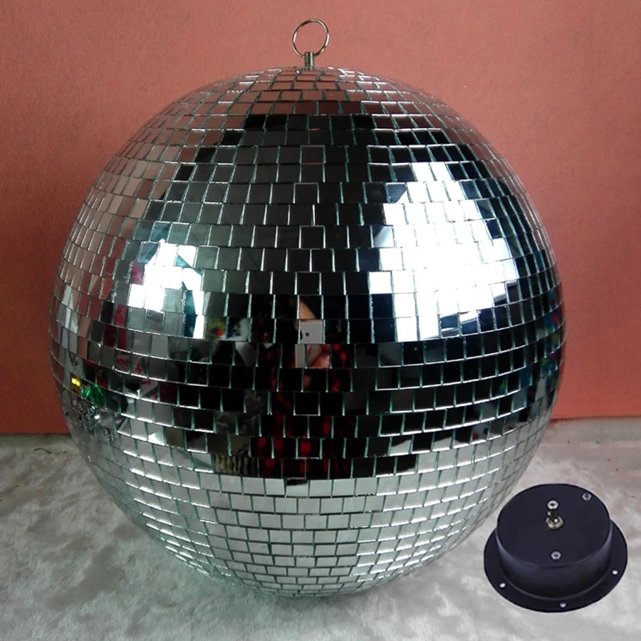 BEIAIDI Dia15CM 20CM 25CM Hanging Glass Rotating Disco Mirror Ball With