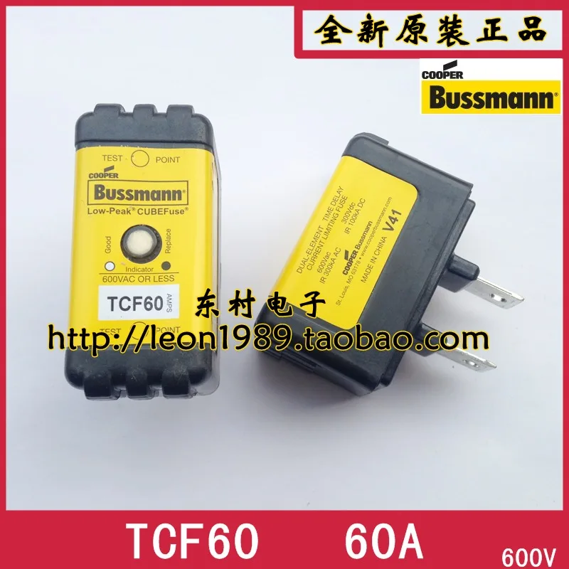 

[SA]Eaton EATON Bussmann Fuses TCF60 60A 600V delayed fuse with instructions