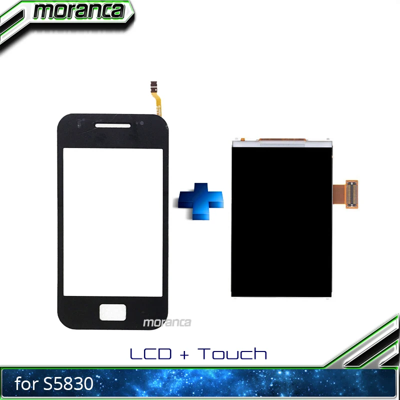

3.5 Inch LCD Display for Samsung Galaxy Ace S5830 LCD Display with Touch Screen Panel Monitor Module Replacement 100% Tested
