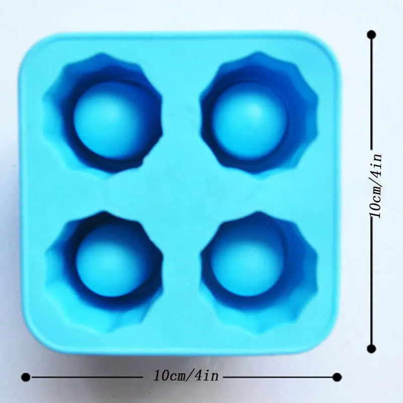 Бар вечерние лоток для льда для напитков кубическая форма для замораживания форма для льда 4 чашки Силиконовые ванны для мороженого кухонные аксессуары