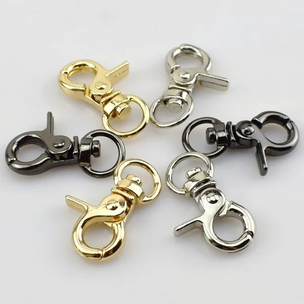 Dog Clip with Chain Snap Spring Hook