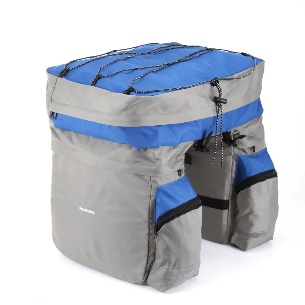 Best 60L Cycling Bicycle Bag Bike Double Side Rear Rack Tail Seat Trunk Bag Pannier 14590 Cycling Bicycle Bag Pannier 2