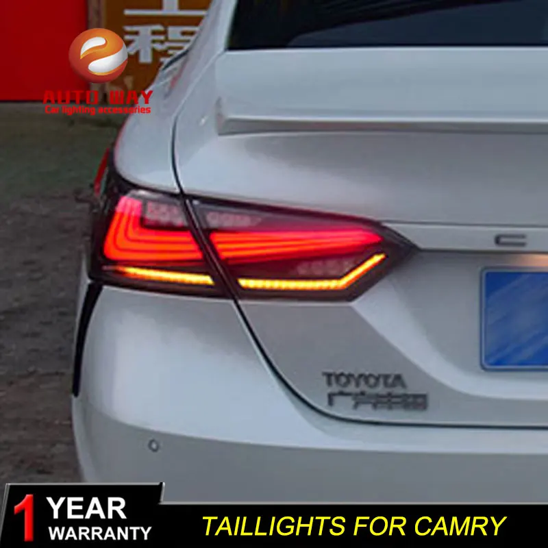 Автомобильный Стильный чехол для задних фонарей, чехол для Toyota camry RS-TYPE, задний фонарь, светодиодный задний фонарь, светодиодный DRL