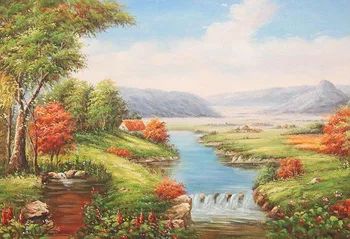 

Painting picture photo backgrounds fotografia scenic photography backdrops for wedding photo studio props photophone lv-342