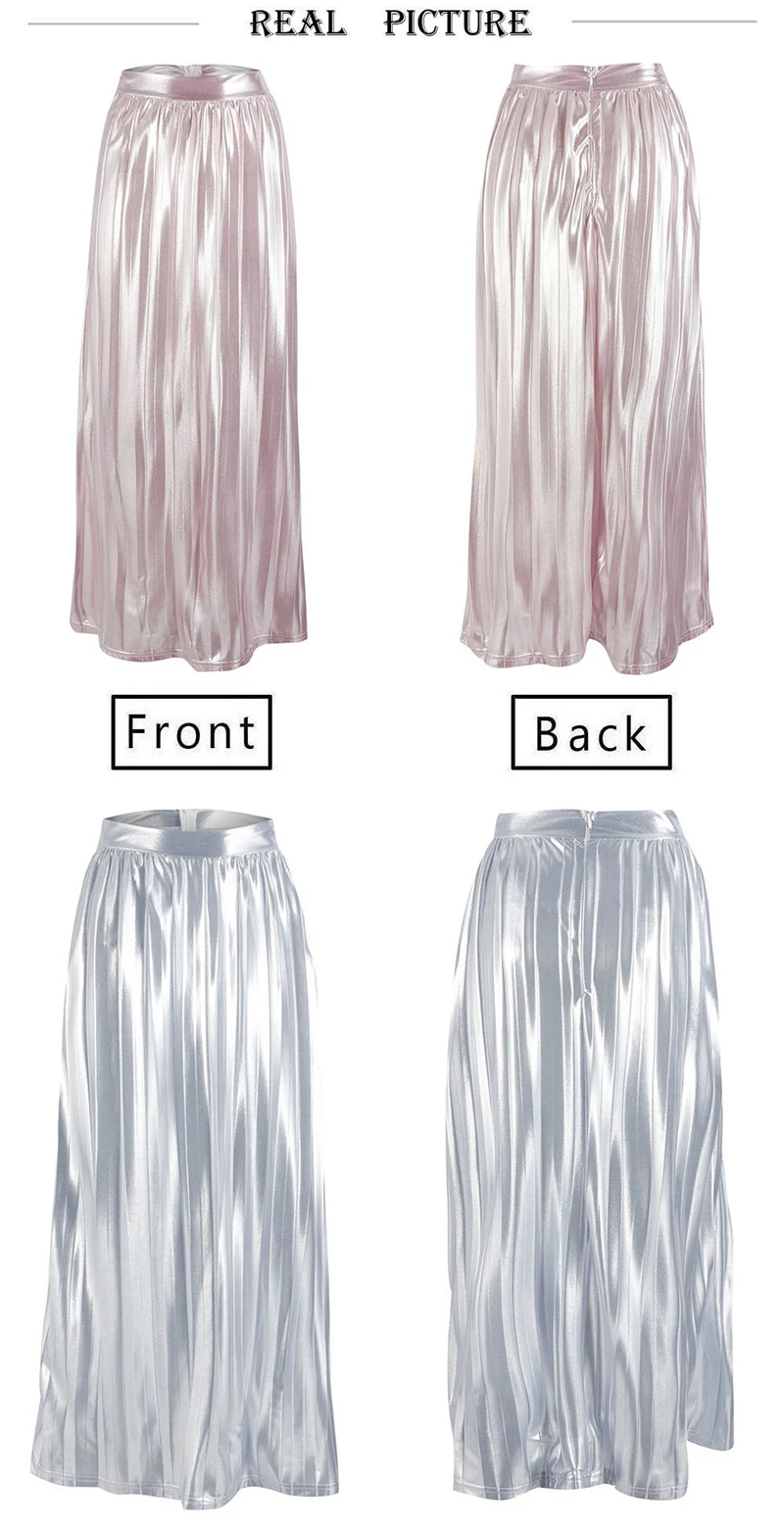 GUMPRUN Faldas Mujer Moda, летние юбки для женщин, s, сексуальная юбка миди с пайетками, Женская юбка, плюс размер, розовая плиссированная юбка