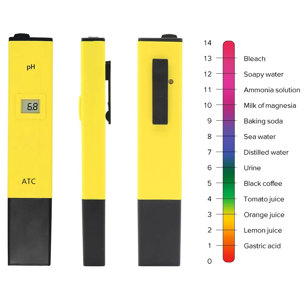 

Portable Digital PH meter pH Tester Swiming Pool Water Accessories Quality Test Pen Accuracy 0.1pH Acidity Meter