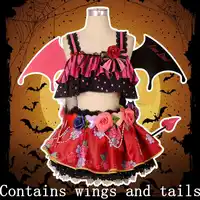 Hot Anime Love Live cosplay Cartoon Hoshizora Rin cos Halloween Masquerade party woman cosplay little devil awakening costume