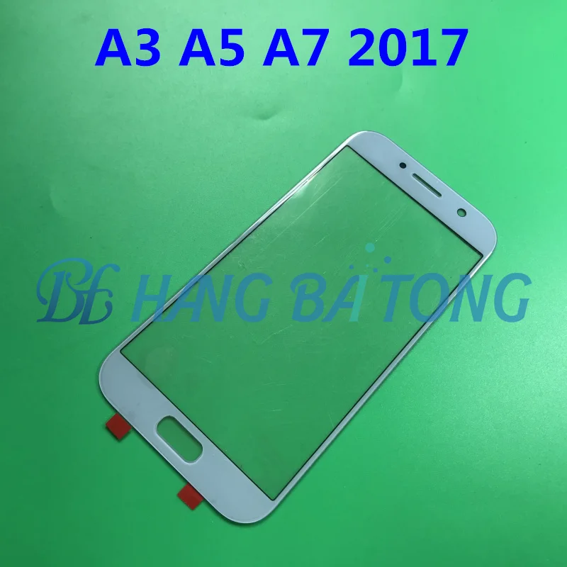 Сменное внешнее оригинальное стекло для samsung Galaxy A3 A320 A5 A520 A7 A720 ЖК-дисплей сенсорный экран передняя стеклянная линза