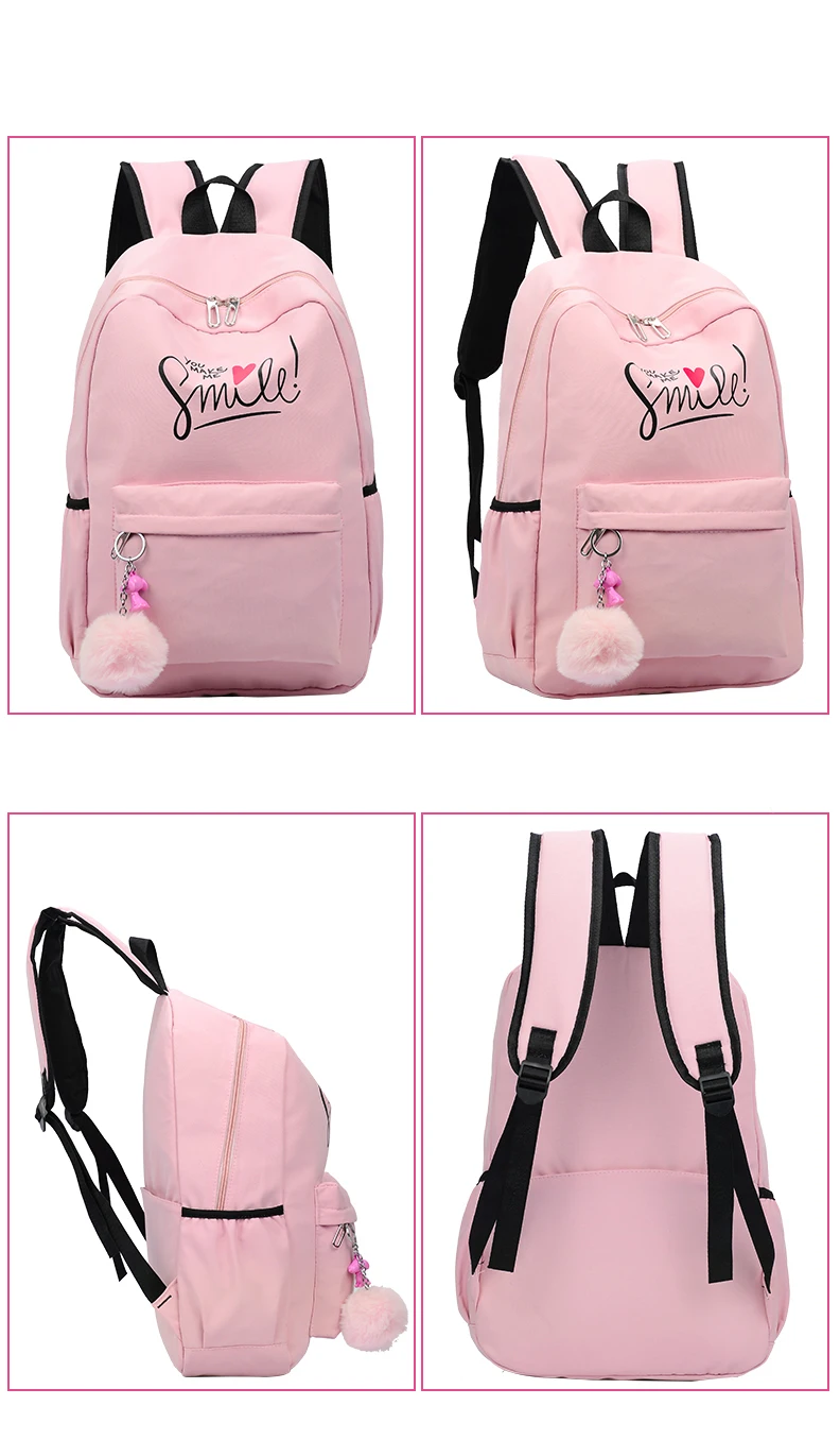 Модный женский рюкзак из ткани Оксфорд, школьный рюкзак для девочки-подростка, рюкзак для путешествий, рюкзак Mochila
