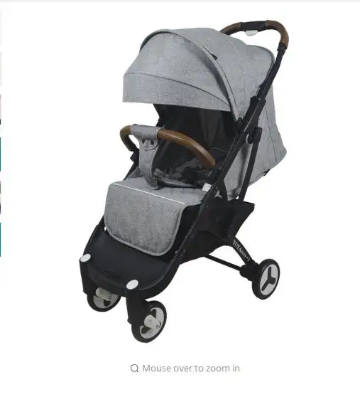 yoya plus 0-4years 30kg Детский коляски для новорожденных коляска прогулочная коляска 3 в 1 детская коляска - Цвет: grey