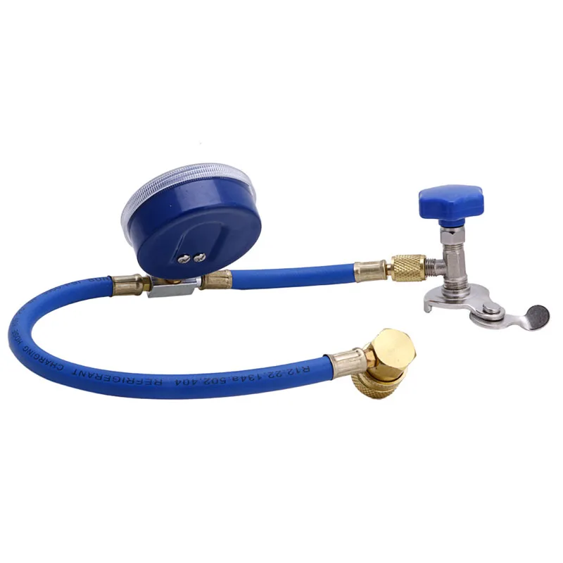 R134A Air Conditioning Recharge Measuring Hose Gauge Valve <br />Refrigerant Pipe Auto Car Air conditioning Accessories-in <br />Air-conditioning Installation from Automobiles 