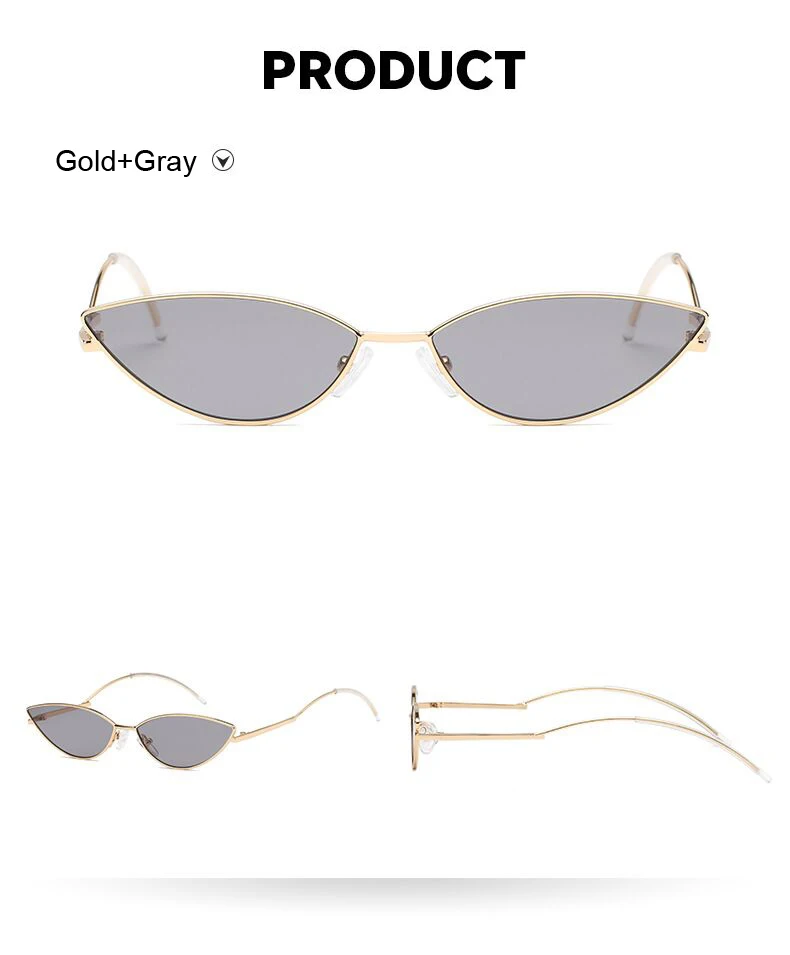 Кошачий глаз, винтажные брендовые дизайнерские Роскошные Золотые Зеркальные Солнцезащитные очки для женщин, металлические Светоотражающие Плоские линзы, солнцезащитные очки для женщин