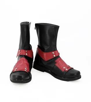 

Superhero Deadpool Short Boots Shoes Custom Made Any Size