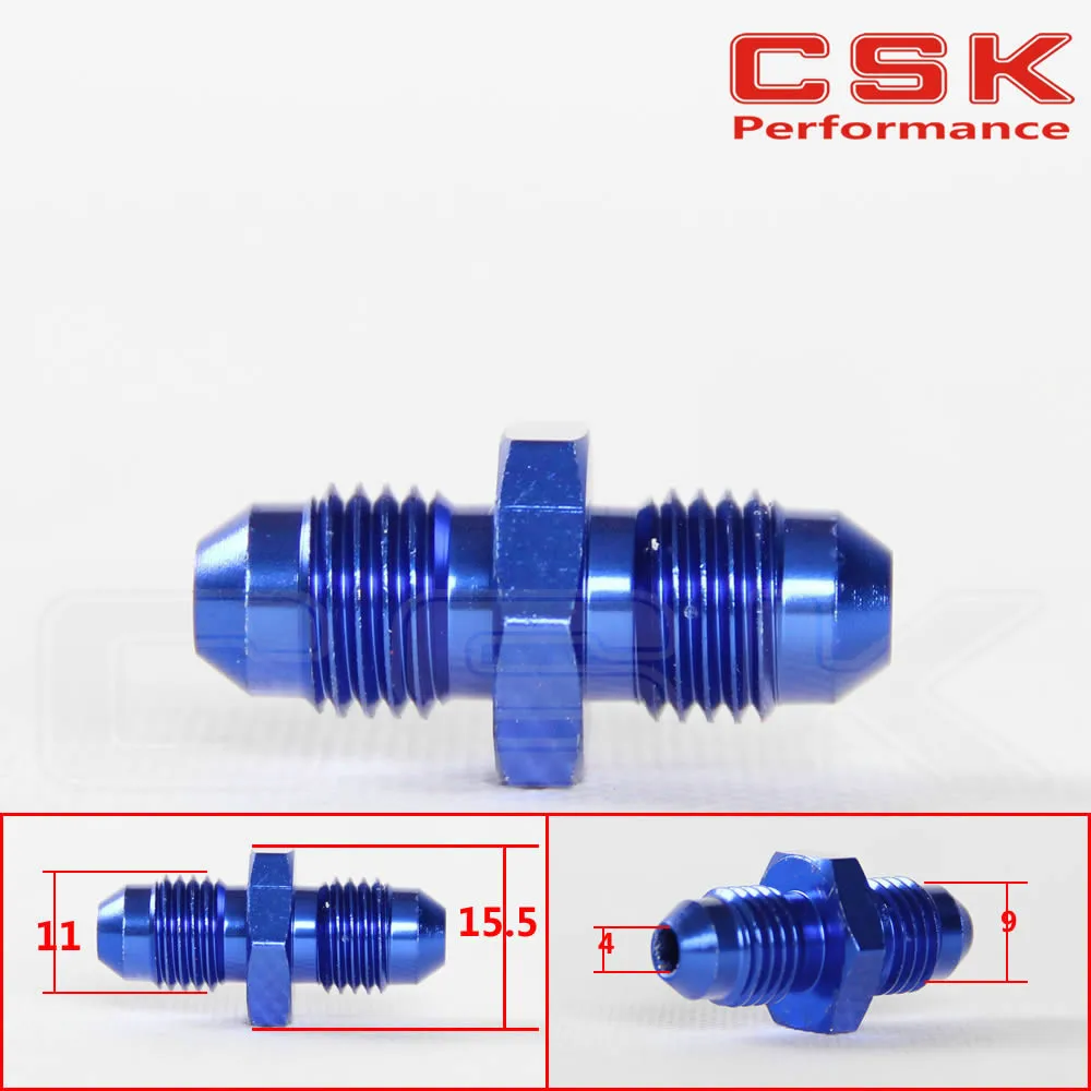 

AN 4 Straight Male Flare Union Adapter Fittings Nitrous