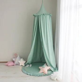 

Tencel Baby Canopy Mosquito Net Anti Mosquito Bed Canopy Girls Room Decoration Bed Canopy Pest control Reject Net