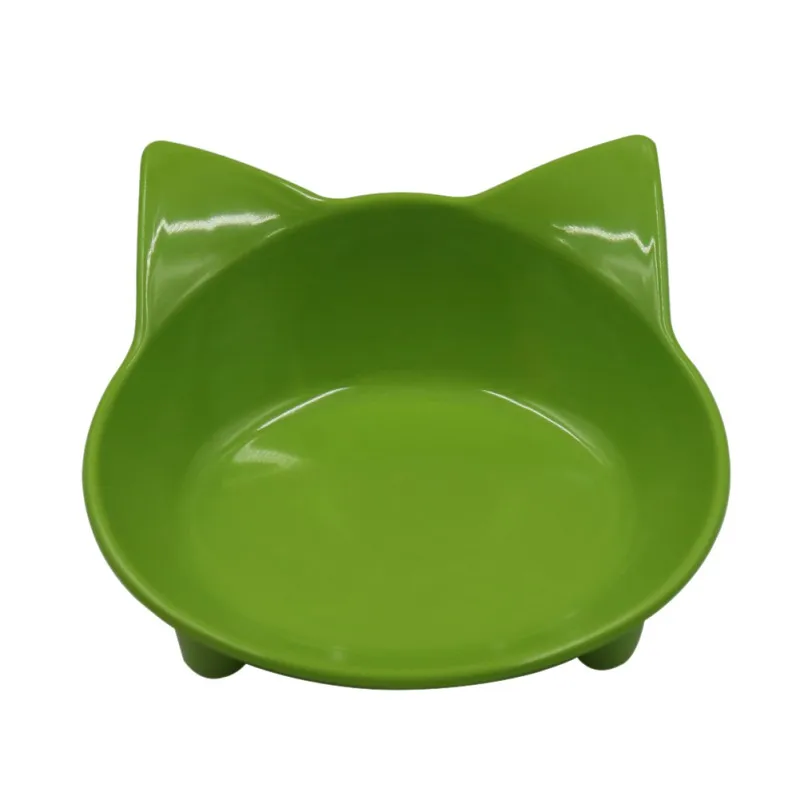 Питатель для домашних животных столовые приборы в форме котов Защита окружающей среды котенок миска для домашних животных пищевой инструмент водяная горка форма кормления щенок миска для лица