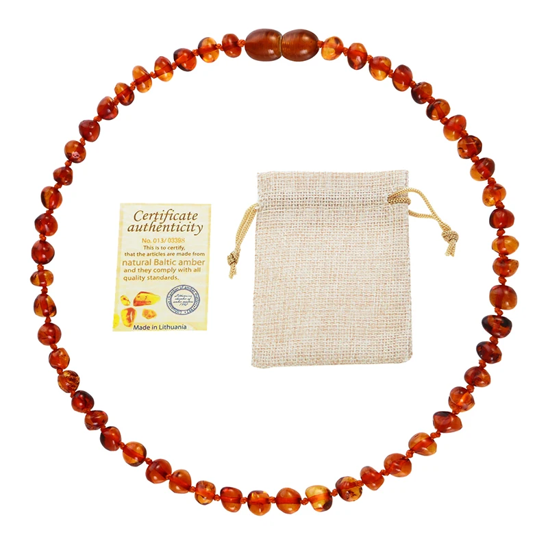 Harga Klasik 10 Warna Asli Amber Teething Kalung untuk Bayi Laboratorium Diuji Otentik Alami Amber Batu Kalung untuk Bayi Perhiasan