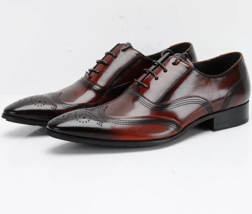 mens brown prom shoes