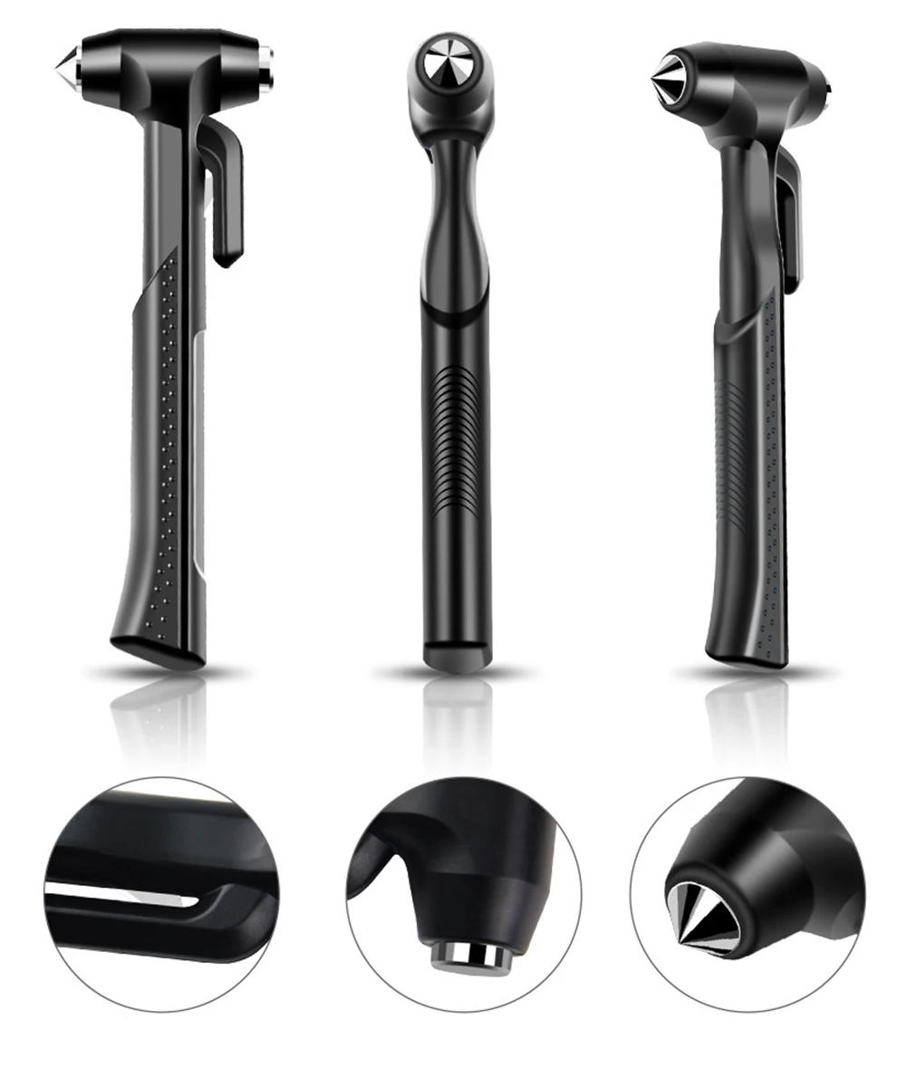 

Portable High Loaded Safety Hammer Tool with Quality Safety Hammer Auto Emergency Bus Glass Breaking Escape Tool