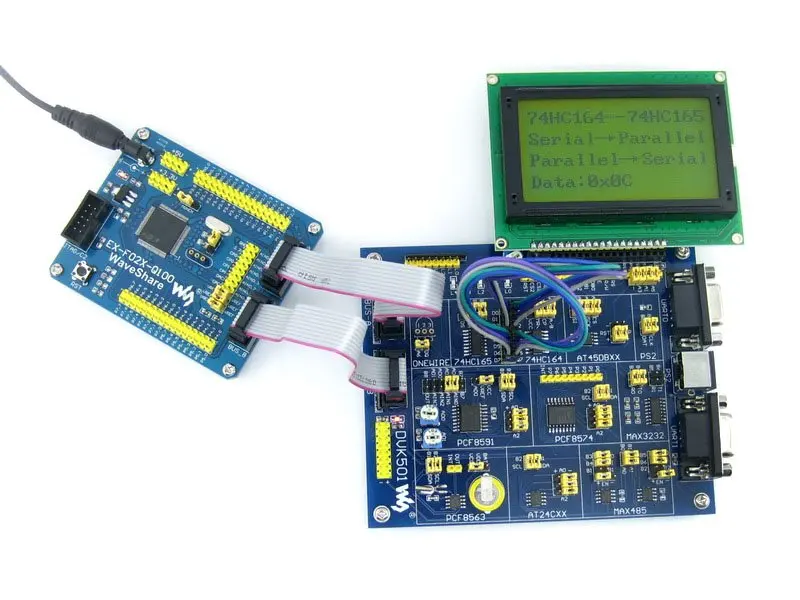 C8051F серия C8051F020 8051 оценочная плата комплект + DVK501 системные инструменты = EX F02x Q100