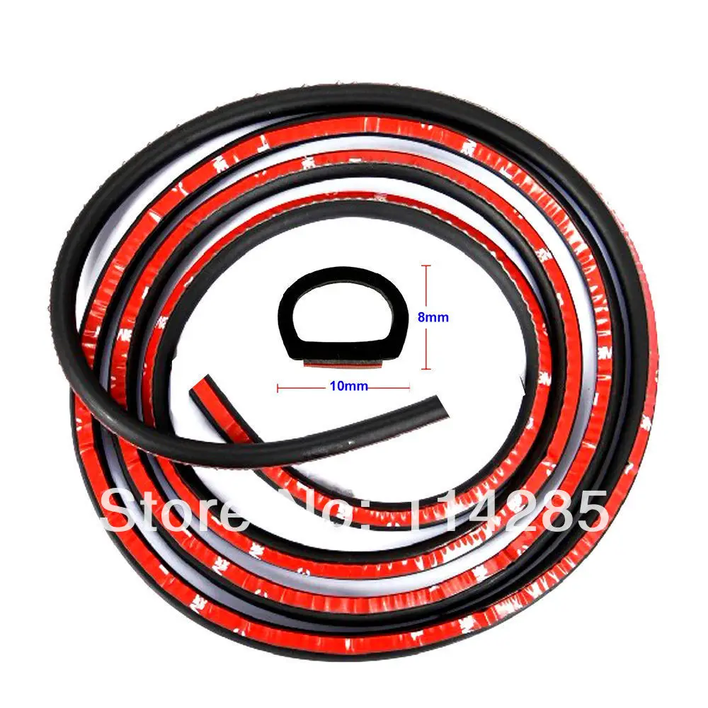 160" Car Truck Motor Door Rubber Seal Strip Weatherstrip Seals Hollow