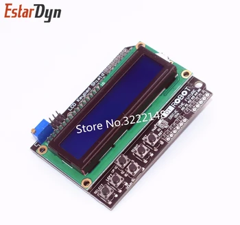 

Free shipping 5PCS LCD Keypad Shield LCD1602 LCD 1602 Module Display blue screen