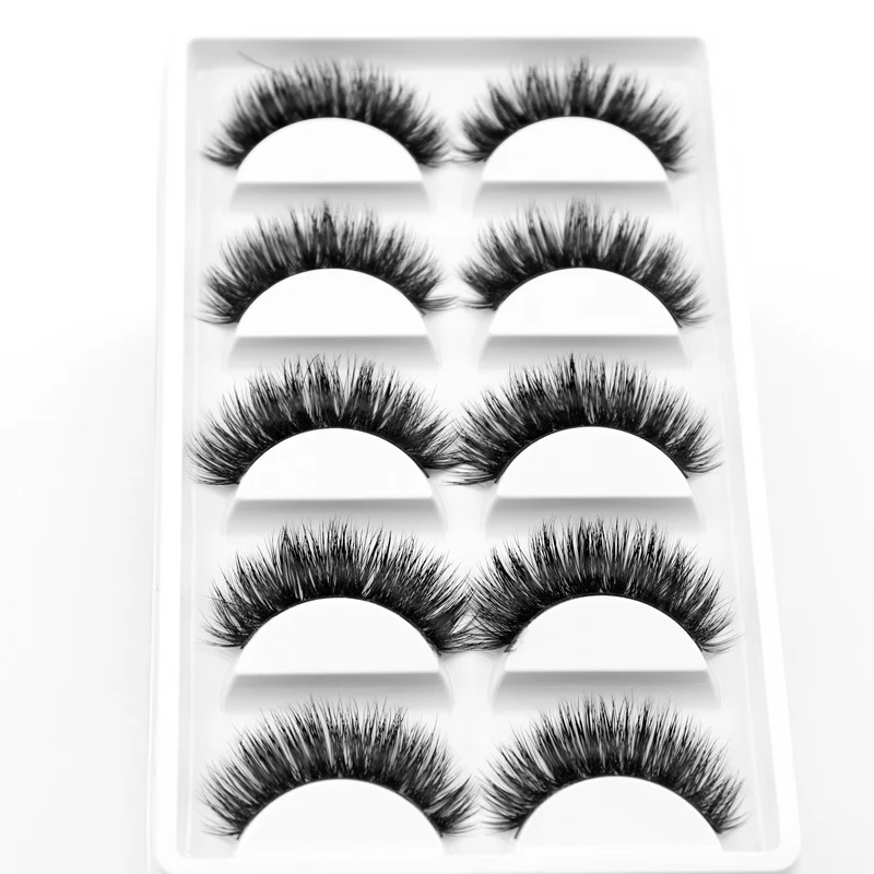 5 Pairs/Pack Eyelashes Fur Friendly Styles Mink Lashes Crisscross False Eyelash Hand Made Eye Lashes Makeup Maquiagem 5 Pairs/Pack Eyelashes Fur Friendly Styles Mink Lashes Crisscross False Eyelash Hand Made Eye Lashes Makeup Maquiagem