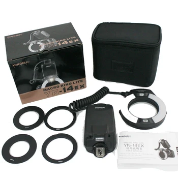 

YongNuo YN-14EX YN14EX TTL Macro Ring Light Flash with Adapter Ring Speedlite for Canon DLSR 550D 650D 5Ds 5Dsr 760D 5D 750D 6D
