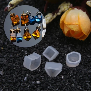 

DIY Silicone Earring Ear Stud Mold Making Jewelry Resin Casting Mould Craft Tool