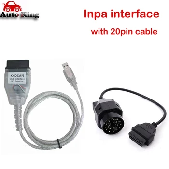 

20pin obd cable as a gift ! FT232RL chip For- NPA K+CAN K+ DCAN USB diagnostic Interface Coder Scanner Reader Free Shipping