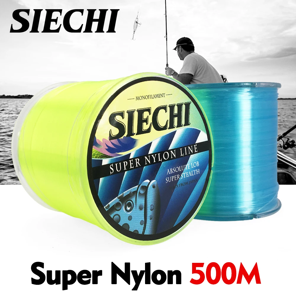 

SIECHI 500M Nylon Fishing Line Size 1.0 To 8.0 Japanese Monofilament Rock Sea daiwa Fishing Line Thread Bulk Spool All
