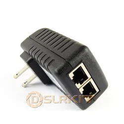 Gigabit 48V PoE Injector Adapter Power Over Ethernet 802.3at AF UBNT AP 1000Mbps