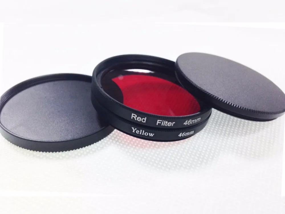 Camera Filter Case 46MM Screw in FILTER STACK CAP SET Metal Filter Case