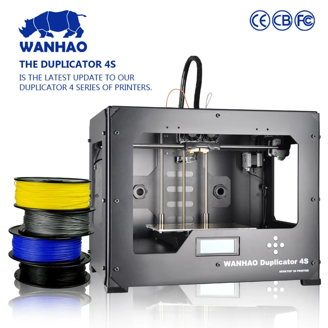 Best Offers WANHAO D4S model with single extruder cheap personal 3D printer with LCD panel Best Offers WANHAO D4S model with single extruder cheap personal 3D printer with LCD panel