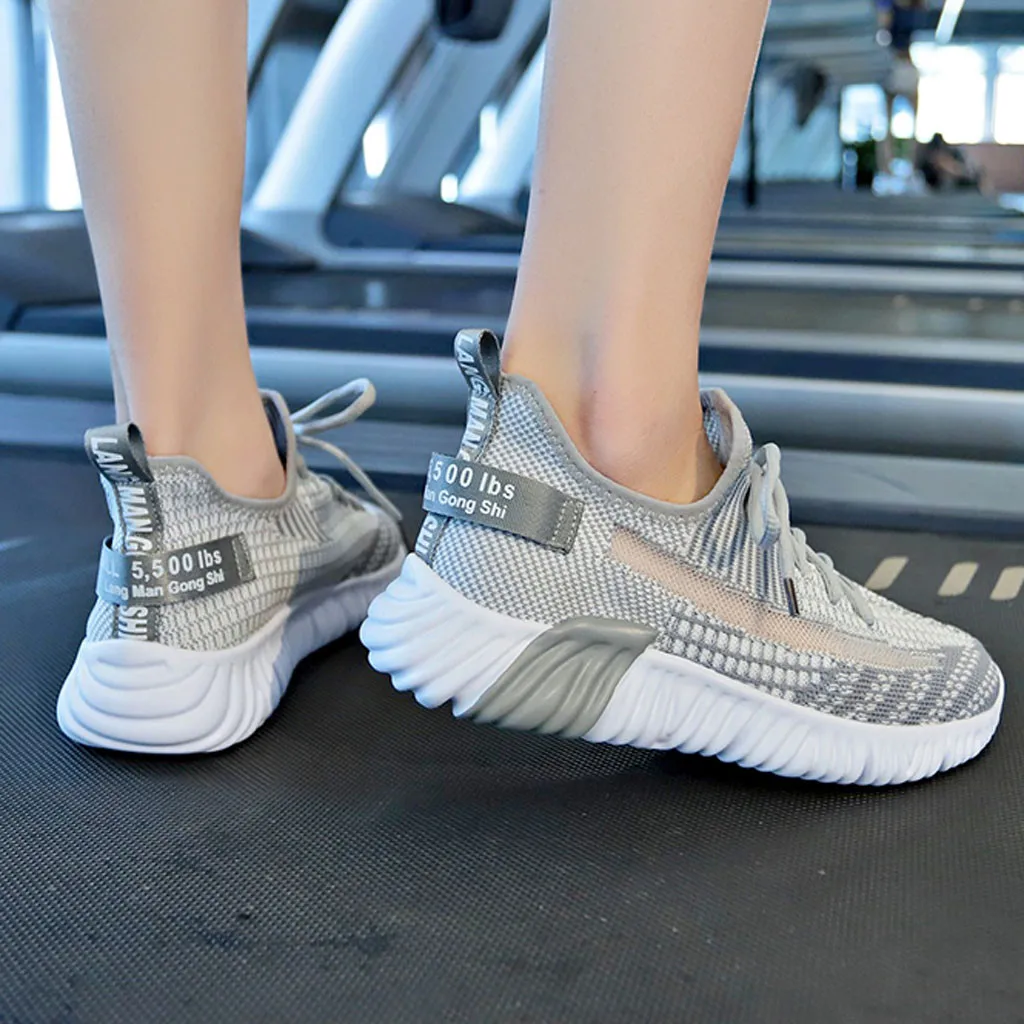 

Women's Summer air Mesh Breathable Sneakers Soft Bottom Casual Lightweight platform Sneaker professional running shoes for women