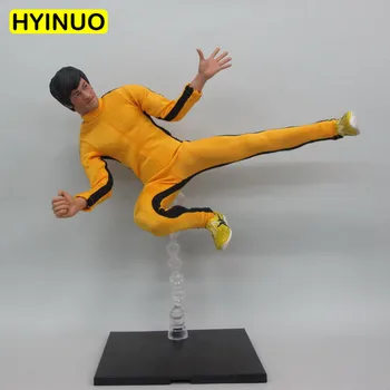 

1/6 Scale Chinese Kongfu Bruce Lee Men Nunchucks Male Sportswear Clothes Clothing Set F 12" Action Figure Male Body Doll Toys