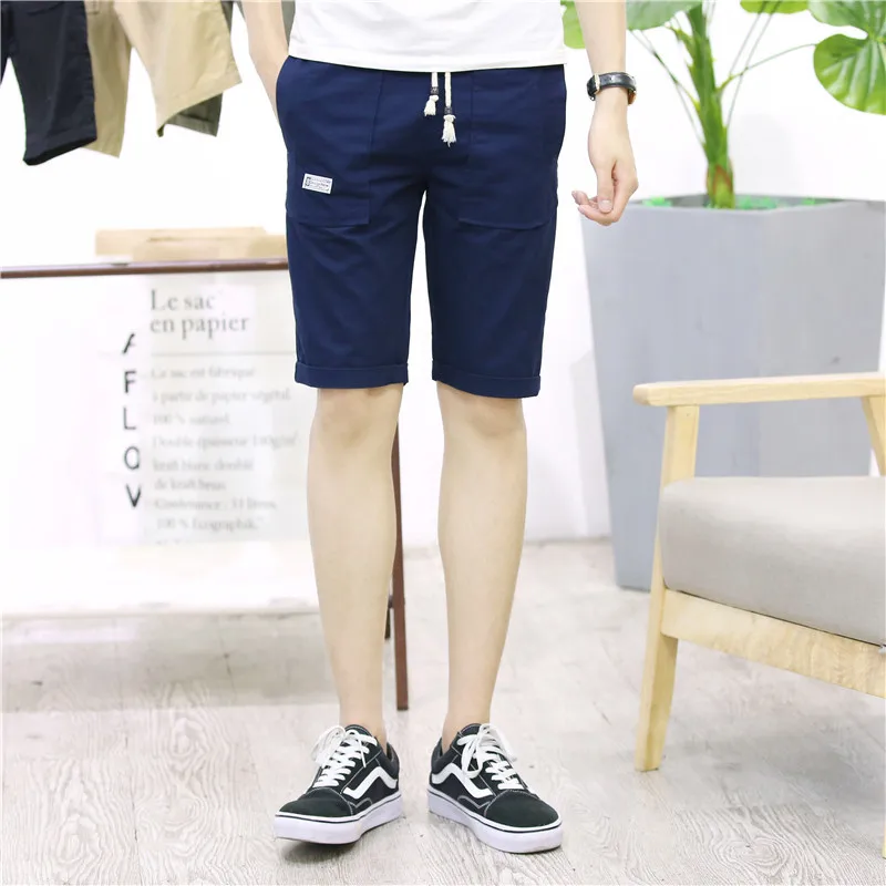 Simple Summer Cargo Shorts Men Cotton Joggers Casual Short Home Pockets Sport Solid Plus Size Khaki Black Blue Street Wear 5XL Simple Summer Cargo Shorts Men Cotton Joggers Casual Short Home Pockets Sport Solid Plus Size Khaki Black Blue Street Wear 5XL