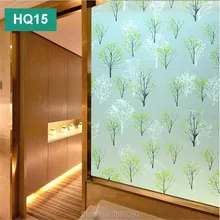 45 см* 200 см Матированный с декорированием узором "Мороз" ограничивающий обзор извне Стекло окно Тонирующая Пленка Клей тисненое Окно Наклейка домашний декор белый зеленый ванная комната