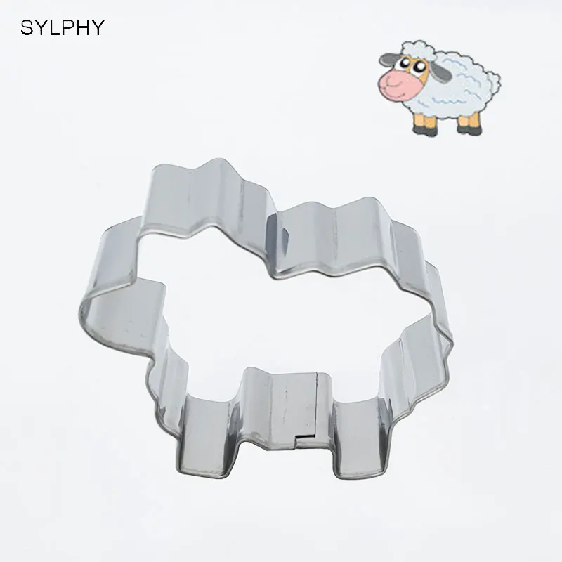 

1 Pc Sheep Shape Stainless Steel Cookie Cutters DIY Cake Fondant Biscuits Tools Sugarcraft Bakery Bakeware
