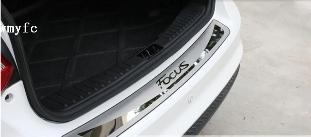 

Fit For 2012 -2017 Ford Focus Mk3 Hatchback Rear Deck Bumper Protector Panel Boot Cover Sill Plate Trunk Trim