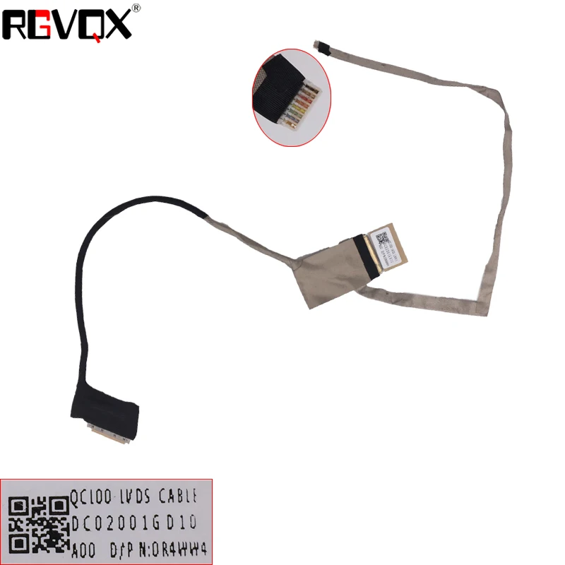 Новый кабель для ноутбука DELL Inspiron 15R-5520 15R-7520 5520 5525 7520 FHD-экрана PN:0R4WW7 DC02001GD10 QCL00 |