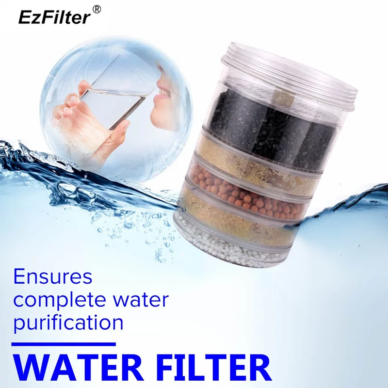 

Household Water Filter Bucket Top Activated Carbon Resin Mineral Dispenser Water Filter Purifier Replacement Cartridge