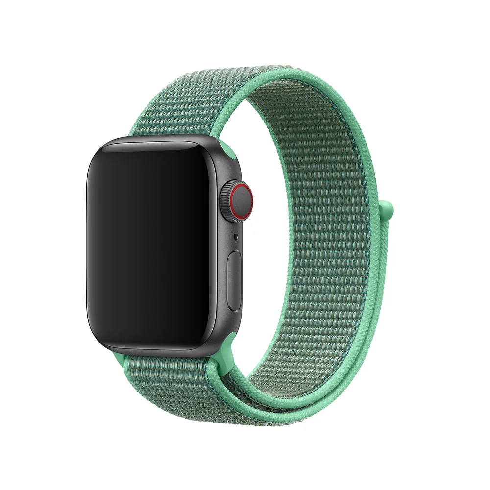 2019 Новый Нейлон Спортивные петли ремешок для Apple Watch Series 4 44 мм 40 мм Watchstrap браслет группа для iwatch 4 44 мм 42mm 38mm 3 2 Hyper