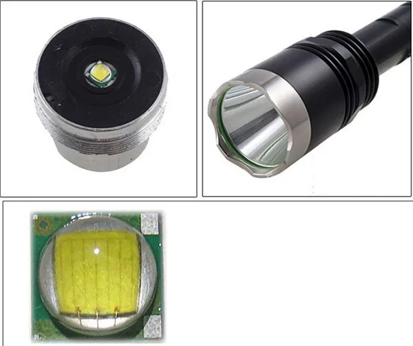 X8 XM-L T6 1000 люмен светодиодный светильник-вспышка высокой мощности Фонарь поисковый светильник тактический Водонепроницаемый для кемпинга охоты