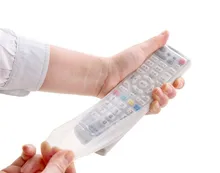 Modern Home Waterproof Dust Cover Home air conditioning TV remote control silicone protector Simple Transparent Anti-Dust Cover