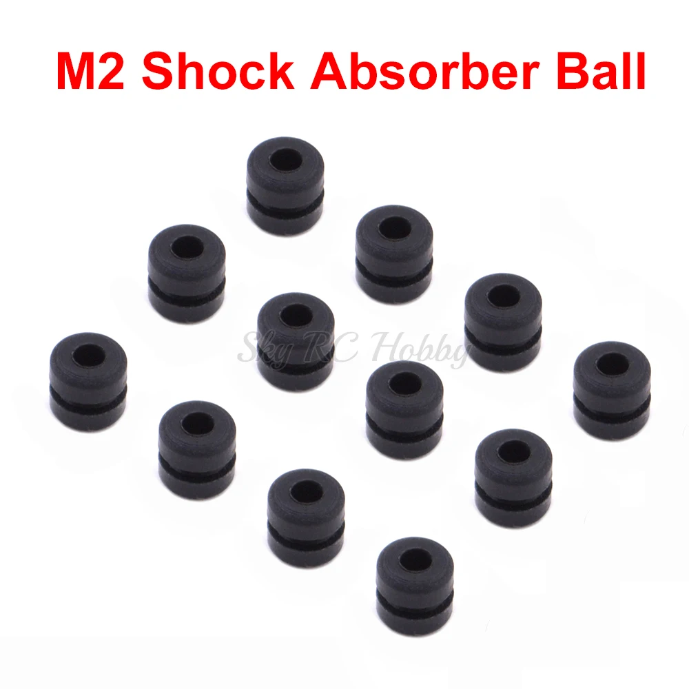 

M2 Anti-vibration Rubber Shock Absorber Suspension ball Shock Damping Ball for M2 Mounting Hole flight controller board