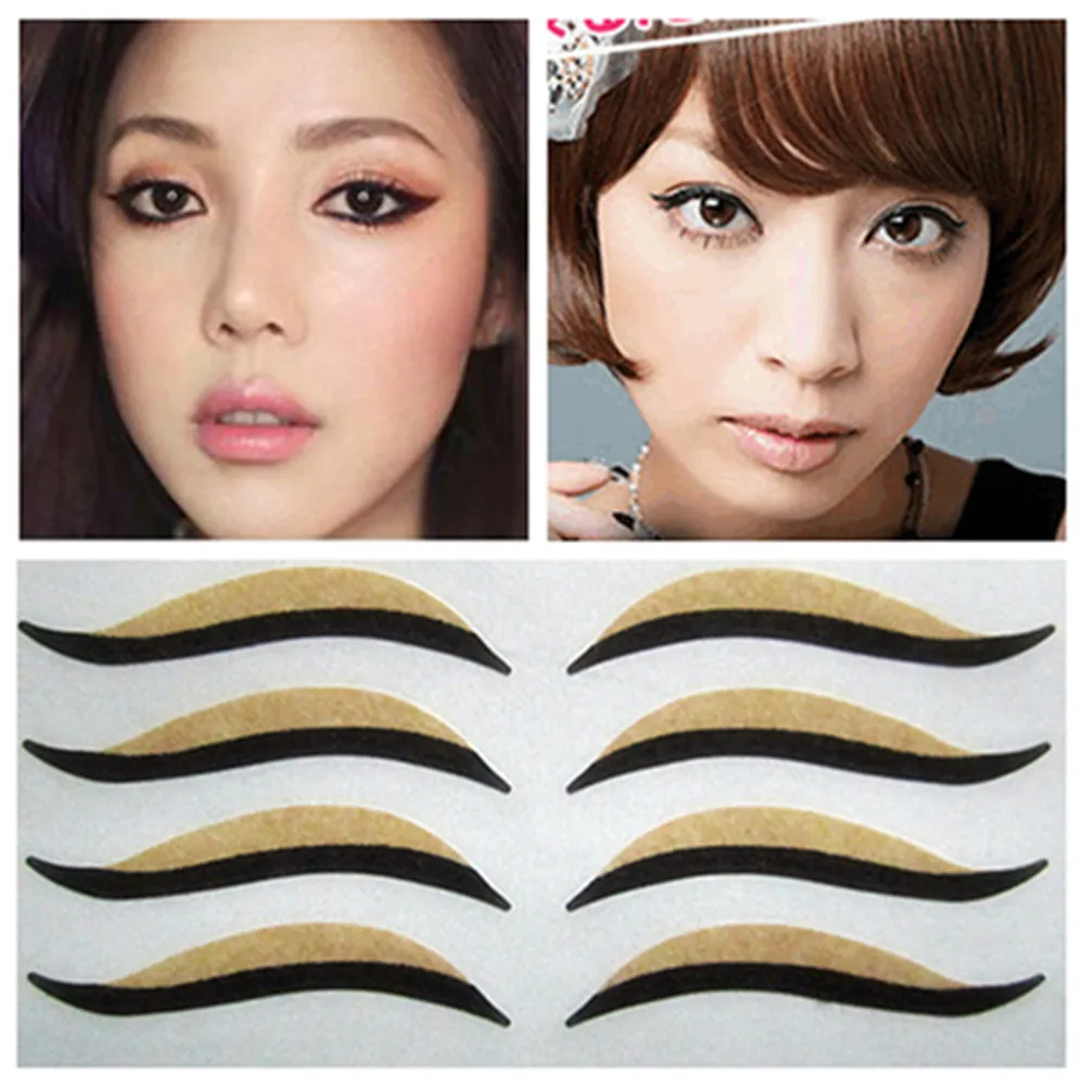 5packs Cat Eyes Sticker Black Eyeliner Double Eyelid Tape Smoky
