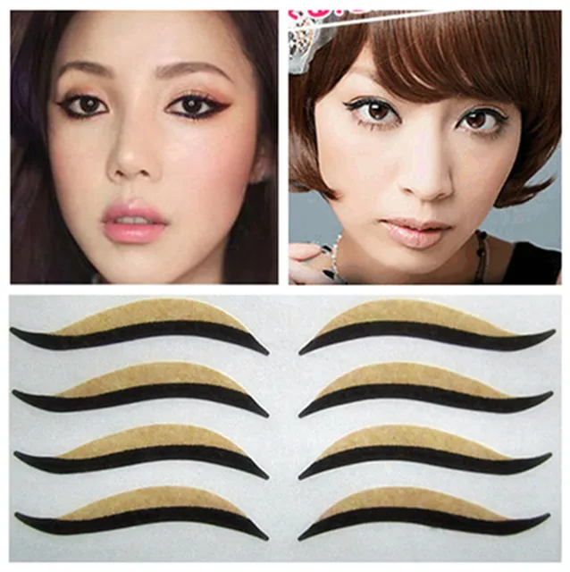 5packs Cat Eyes Sticker Black Eyeliner & Double Eyelid Tape Smoky